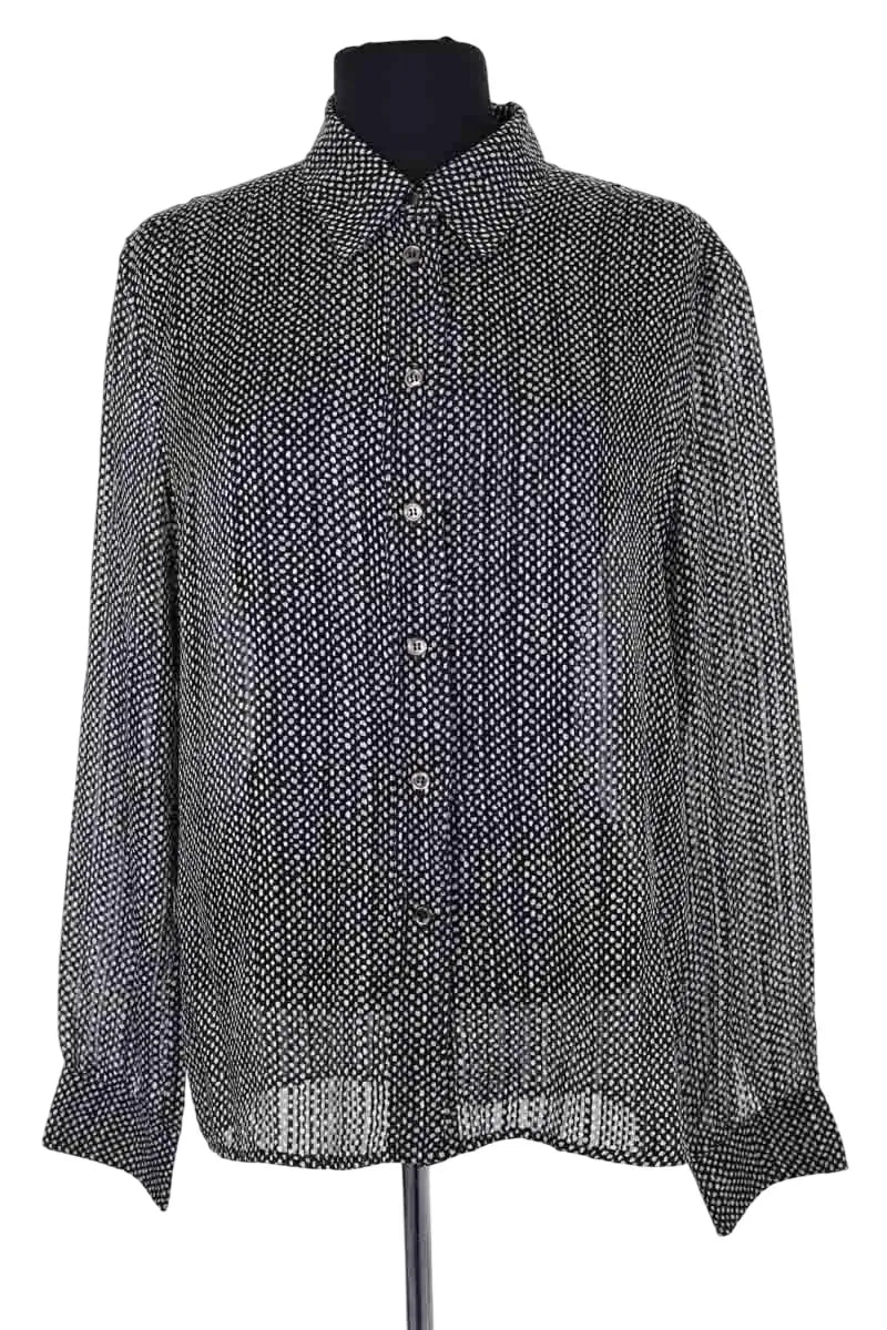 Chemise Vanessa Seward Noir en Soie, taille XL - Seconde Main