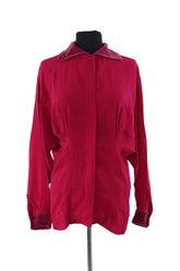 Chemise Versace Rose en Synthétique, taille XS - Seconde Main