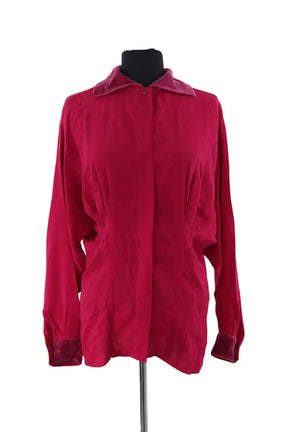 Chemise Versace Rose en Synthétique, taille XS - Seconde Main