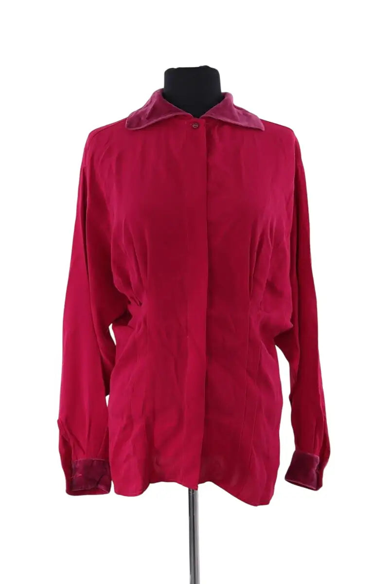 Chemise Versace Rose en Synthétique, taille XS - Seconde Main