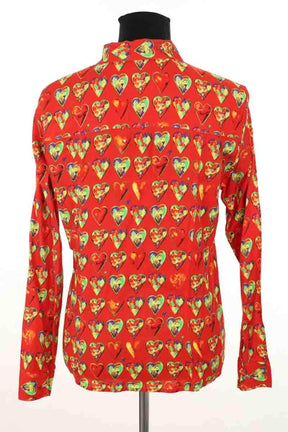 Chemise Versace Rouge en Autre