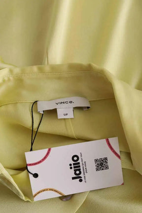 Chemise Vince Jaune en Synthétique