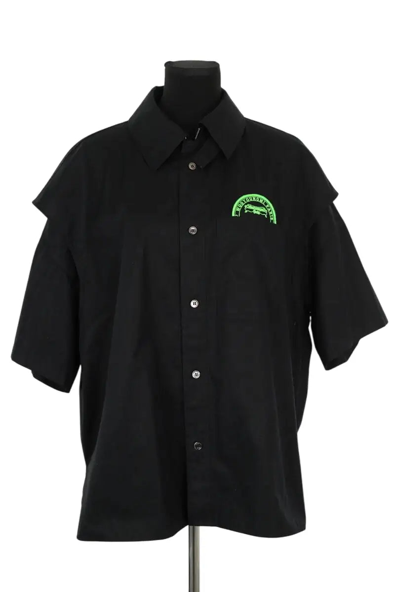 Chemise Wooyoungmi Noir en Coton, taille M - Seconde Main