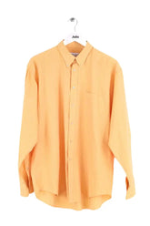 Chemise Yves Saint Laurent Jaune en Coton, taille L - Seconde Main