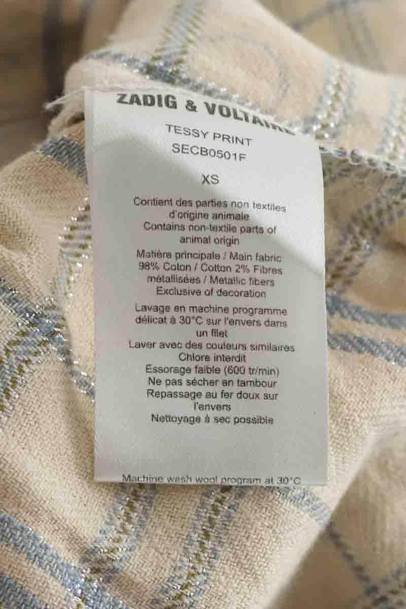 Chemise Zadig & Voltaire Beige en Synthétique