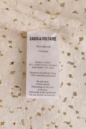 Chemise Zadig & Voltaire Ecru en Coton