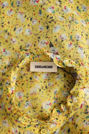 Chemise Zadig & Voltaire Jaune en Viscose