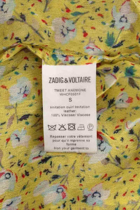 Chemise Zadig & Voltaire Jaune en Viscose