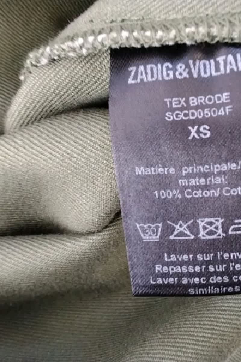 Chemise Zadig & Voltaire Vert en Coton