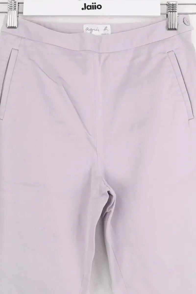 Chino Agnès B. Gris en Coton