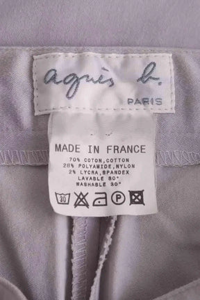 Chino Agnès B. Gris en Coton