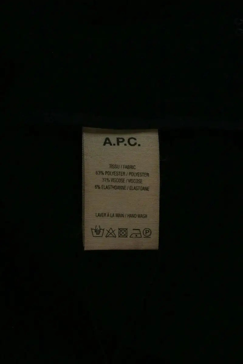 Chino APC Noir en Synthétique