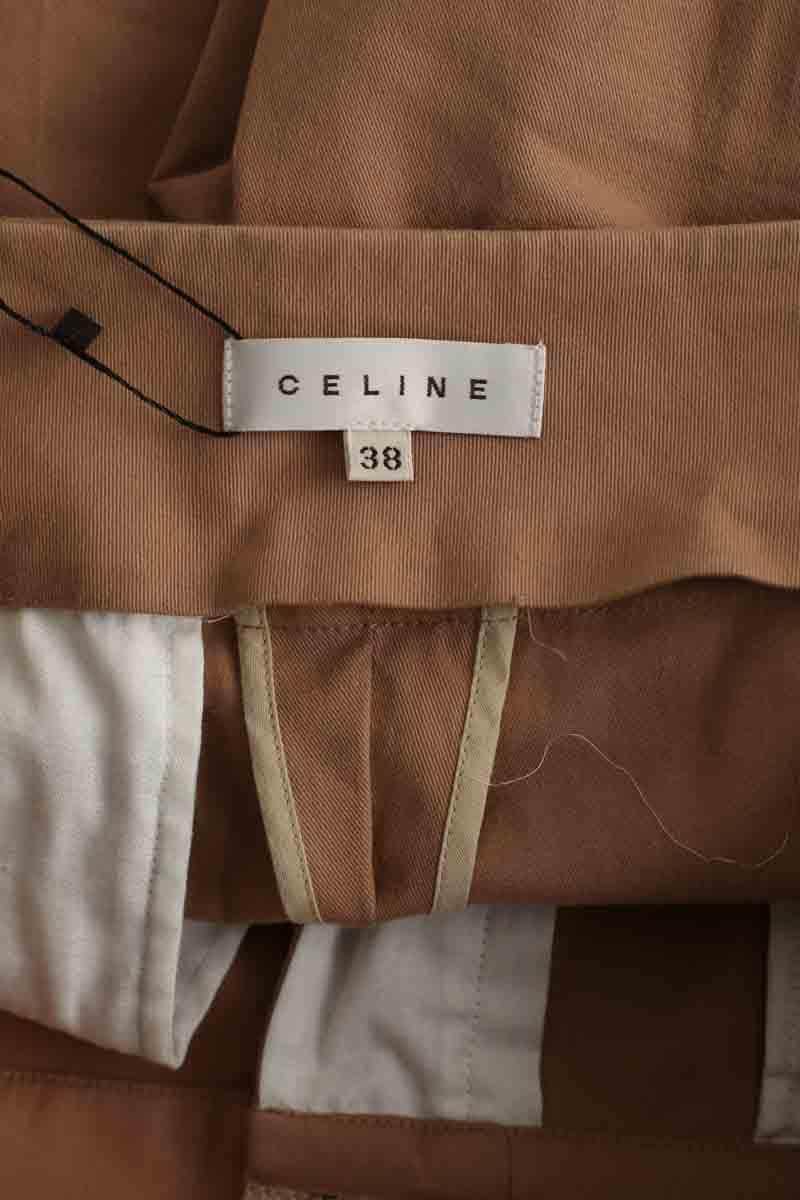 Chino Celine Marron en Coton