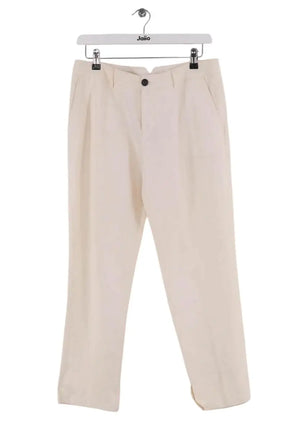 Chino Chloé Stora Ecru en Coton, taille M - Seconde Main