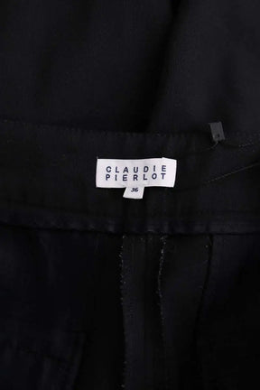 Chino Claudie Pierlot Noir en Synthétique