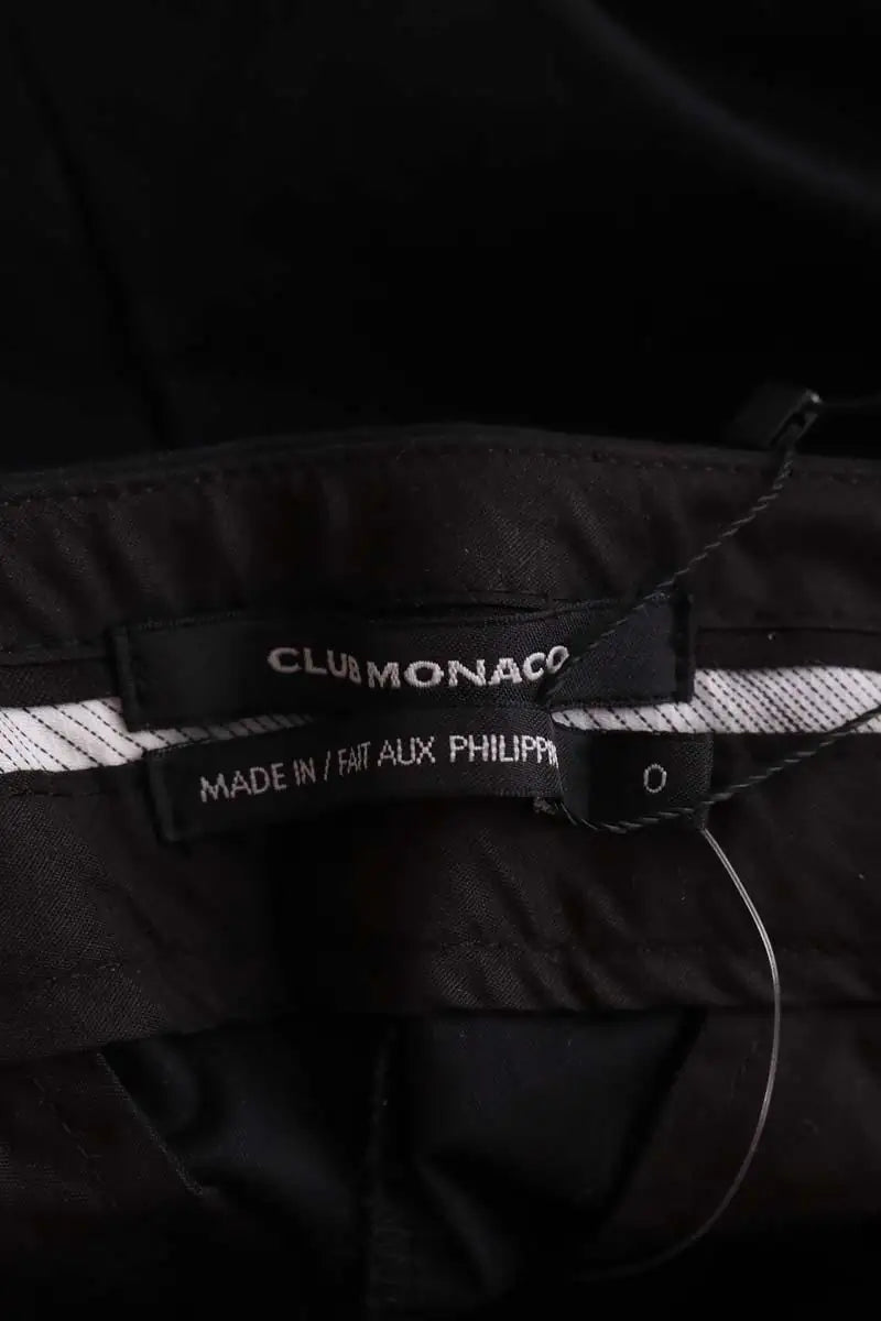 Chino Club Monaco Noir en Coton