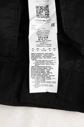 Chino Emporio Armani Noir en Laine