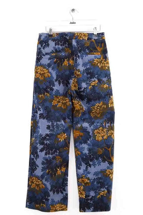Chino Sézane Bleu en Coton