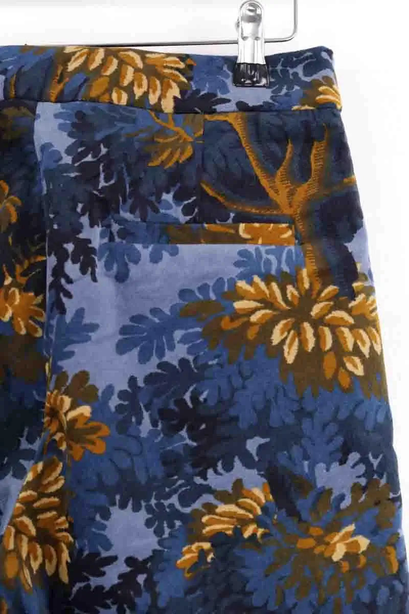 Chino Sézane Bleu en Coton