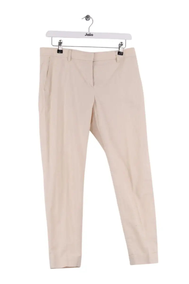Chino Tara Jarmon Beige en Coton, taille L - Seconde Main