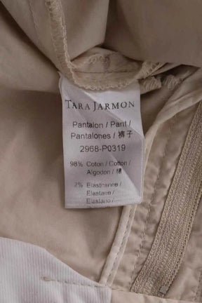 Chino Tara Jarmon Beige en Coton