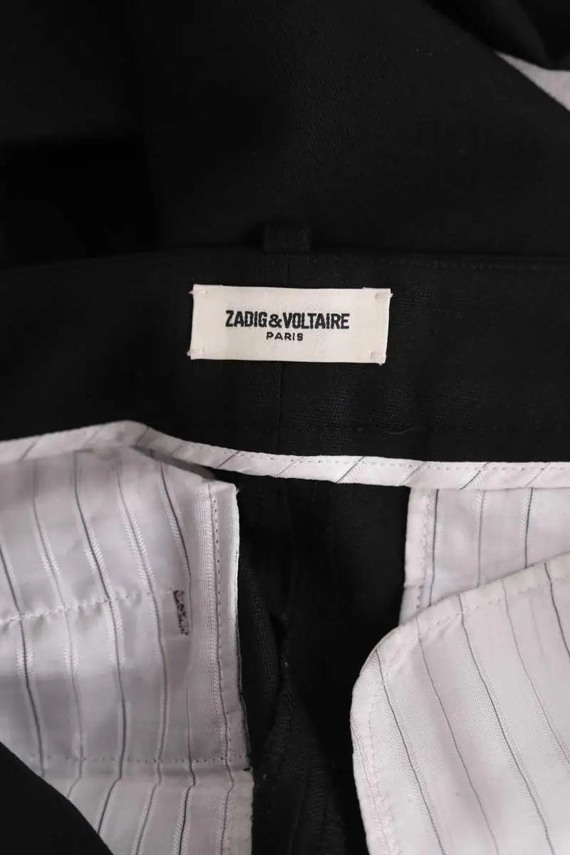 Chino Zadig & Voltaire Noir en Synthétique
