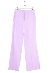 Pantalon droit Sandro Palermo Violet en Viscose, taille M - Seconde Main
