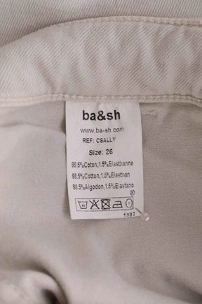 Jean droit Ba&Sh Beige en Coton