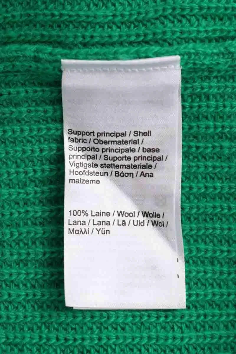 Robe Lacoste Vert en Laine