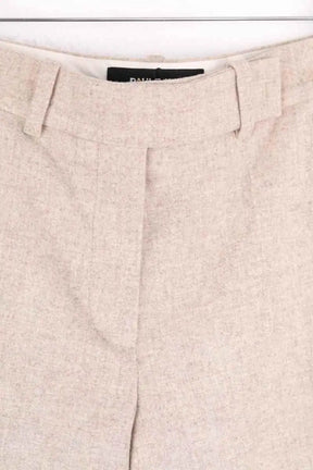 Pantalon large Paule Ka Beige en Laine