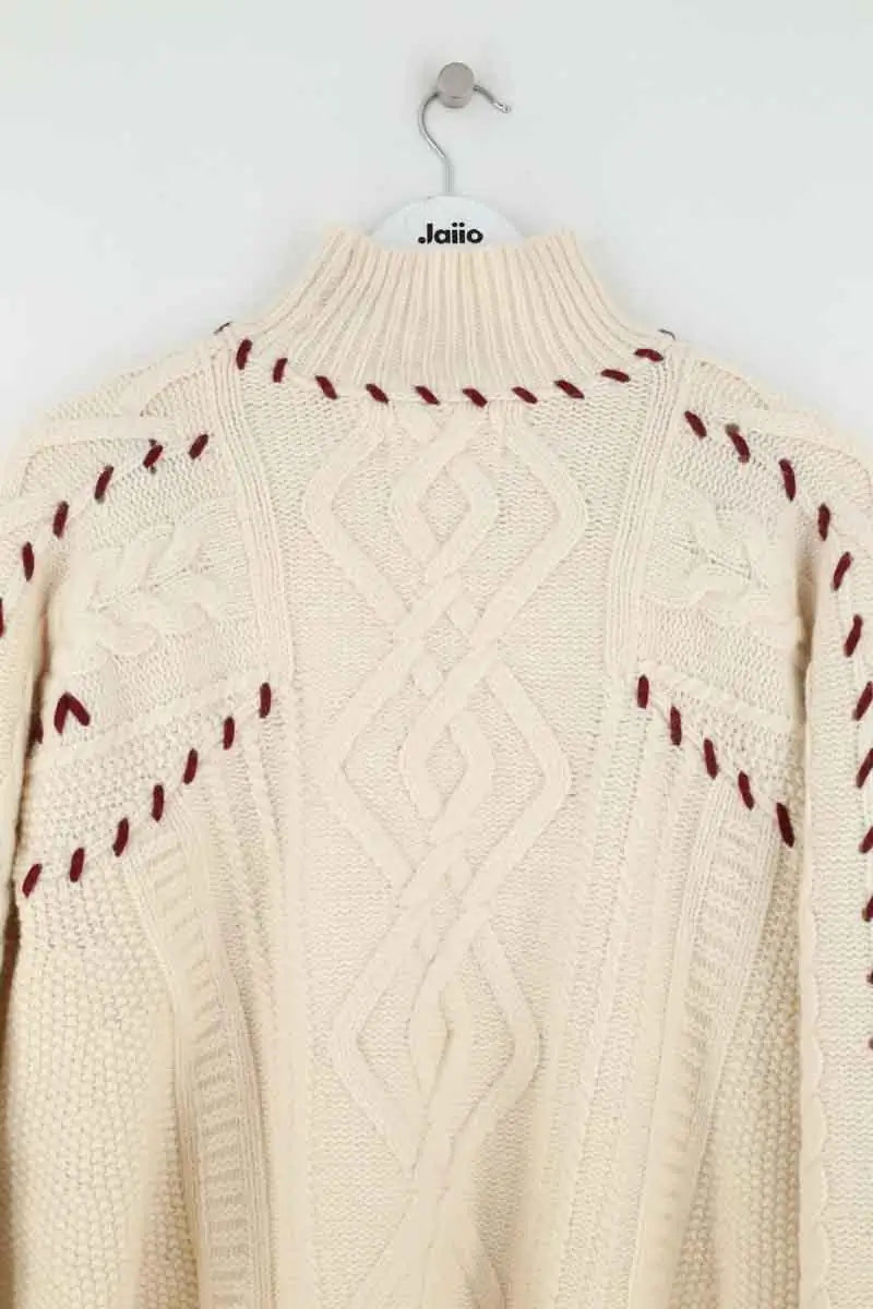 Pull Ba&Sh Ecru en Laine