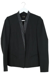 Blazer Maje Noir en Synthétique, taille M - Seconde Main