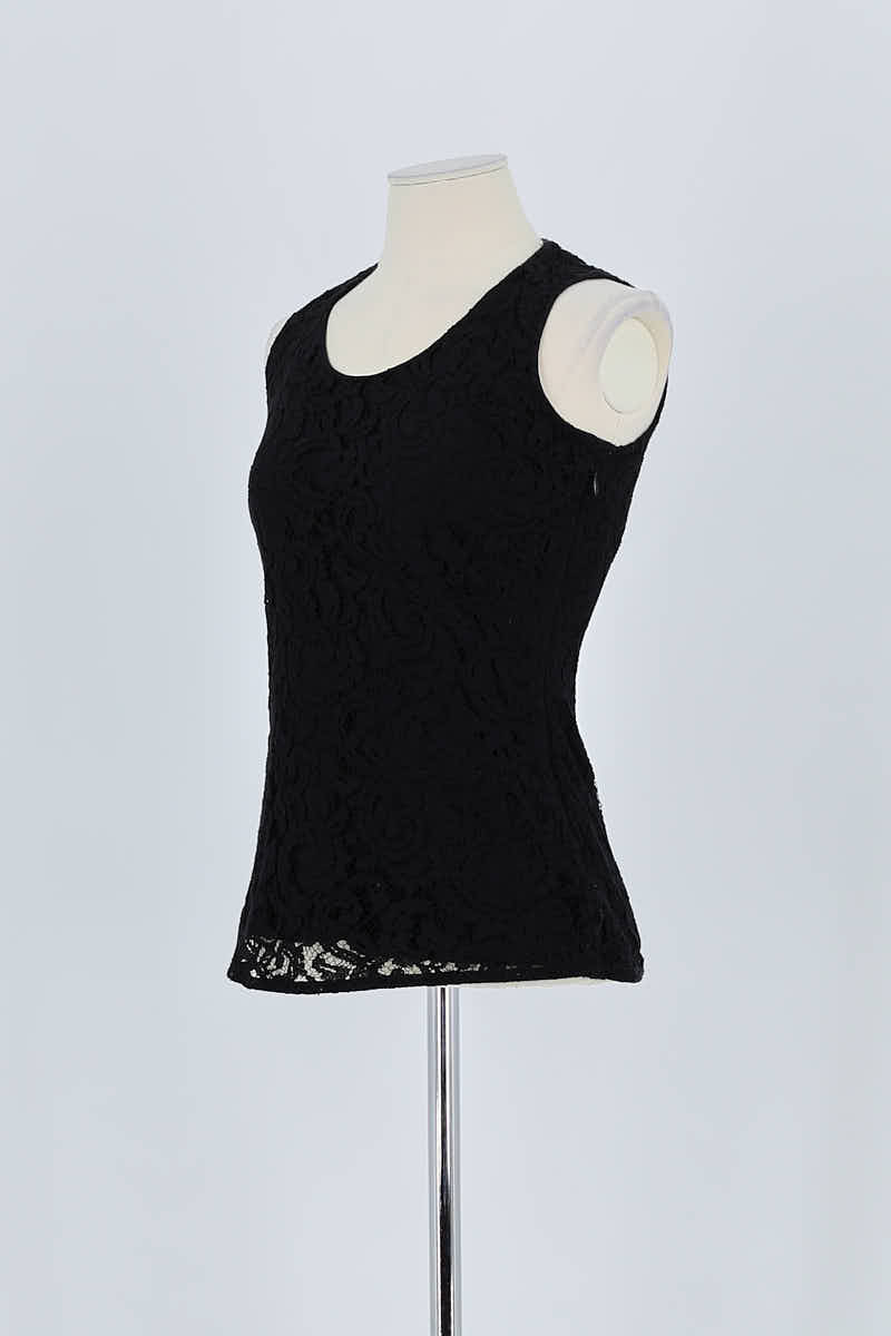 Top sans manche Armani  Noir