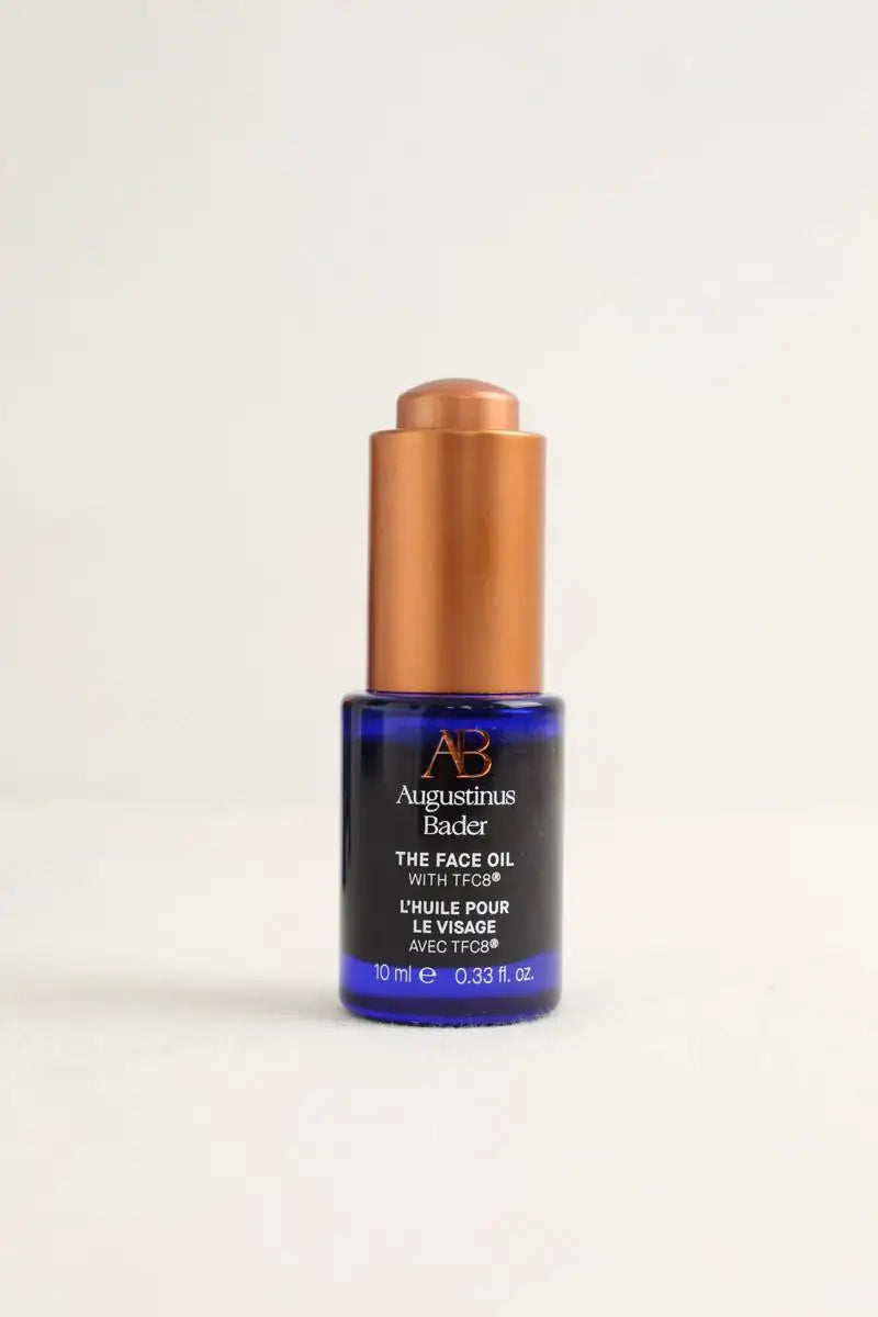 Coffret Angustinus Bader The Rich Cream, The Essence et The Face Oil Bleu en 