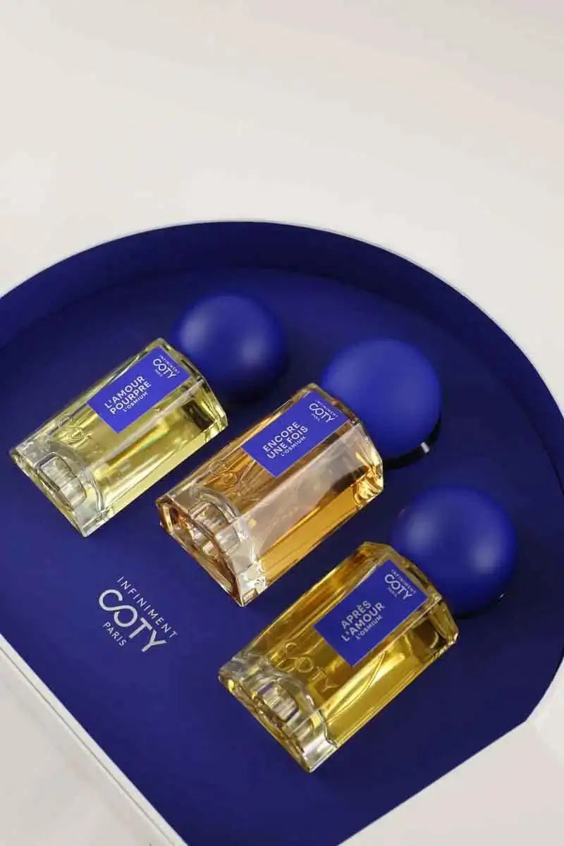 Coffret de 3 Parfums Infiniment Coty Bleu en 