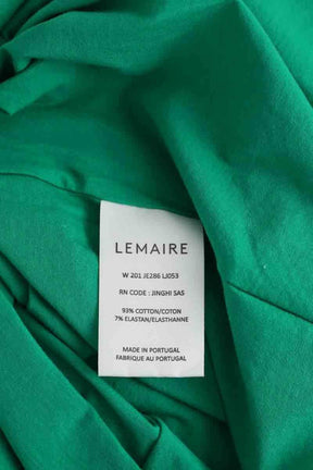 Col roulé Lemaire Vert en Coton
