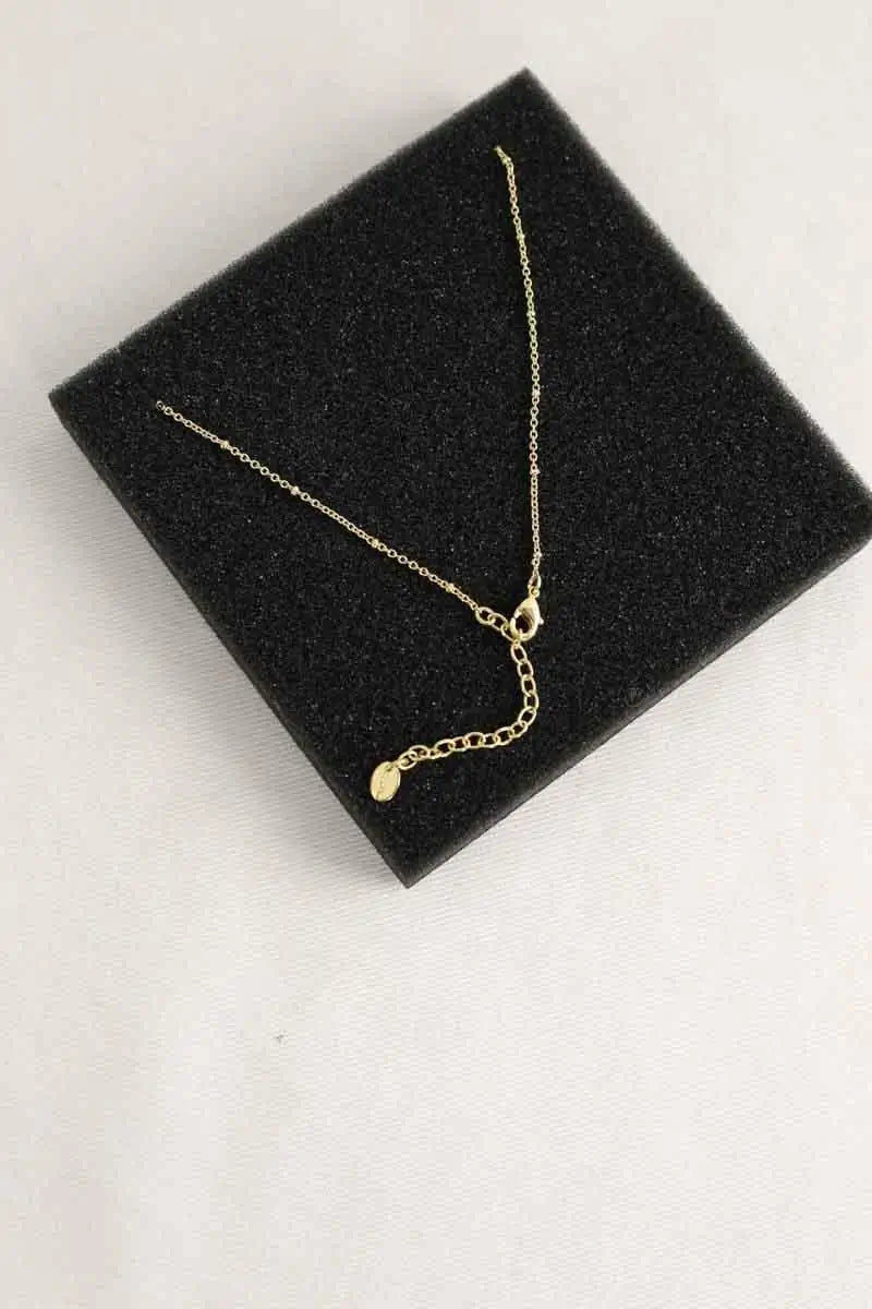Collier Agatha Doré en Métal