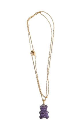 Collier APM Monaco Yummy bear baby Rose en Plaqué or - Seconde Main