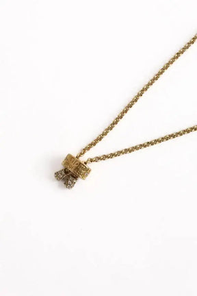 Collier APM Monaco Yummy bear baby Rose en Plaqué or