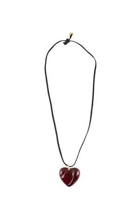Collier Baccarat Coeur Amor Rouge en Cristal - Seconde Main