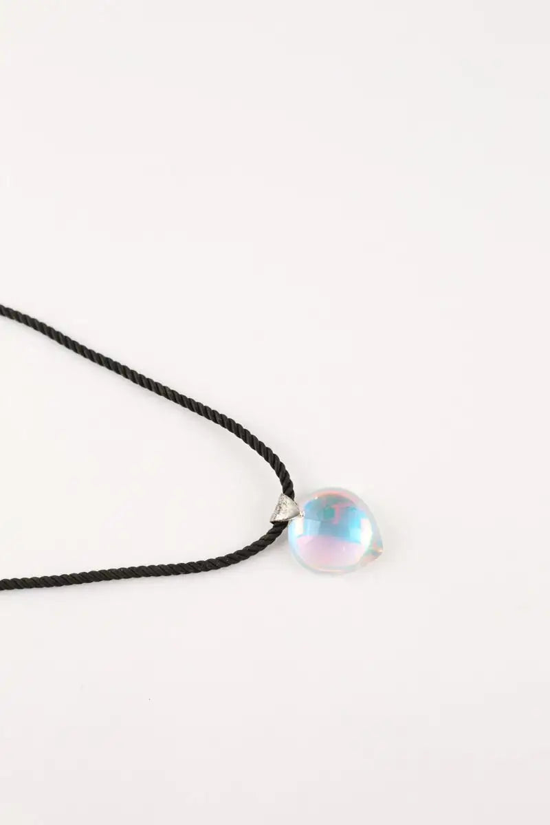 Collier Baccarat Noir en Cristal