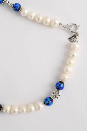 Collier Daïquiri Blanc en Perle