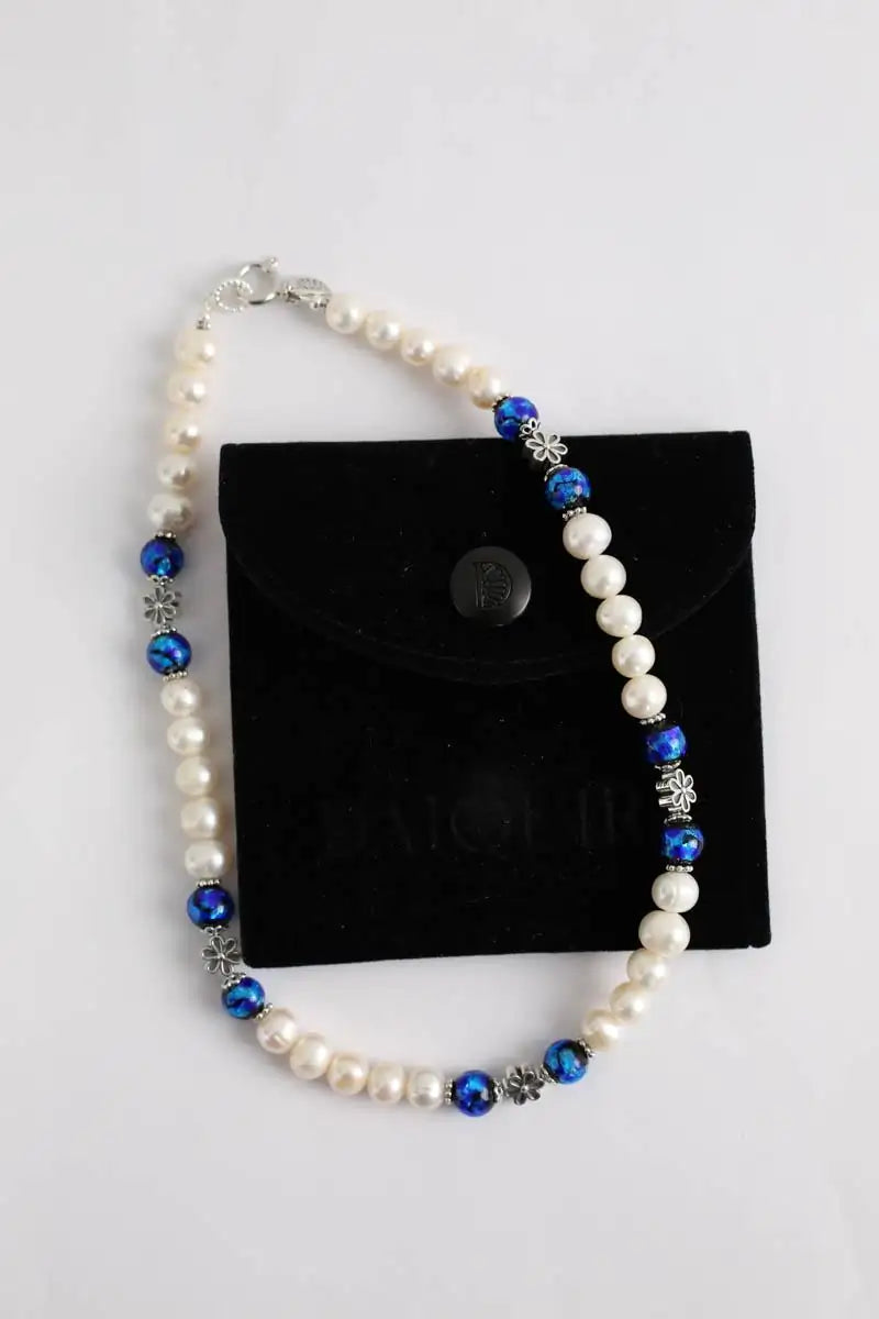 Collier Daïquiri Blanc en Perle