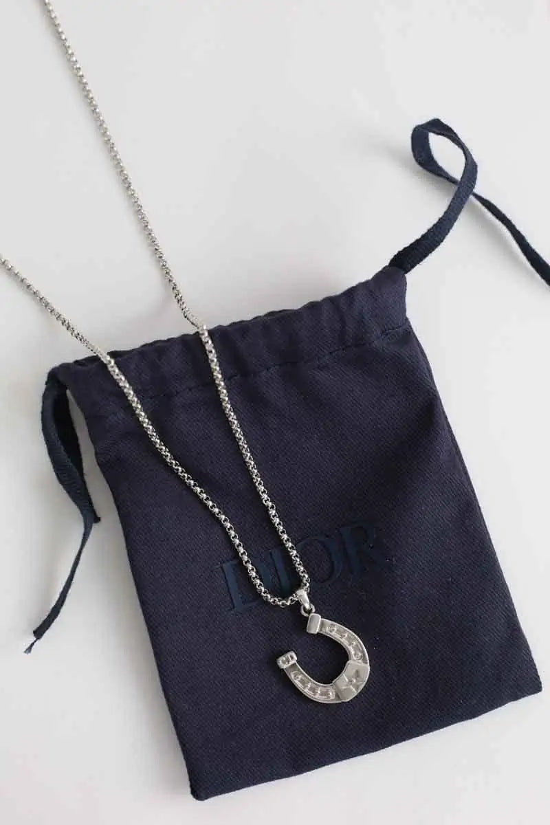Collier Dior Argent en Métal