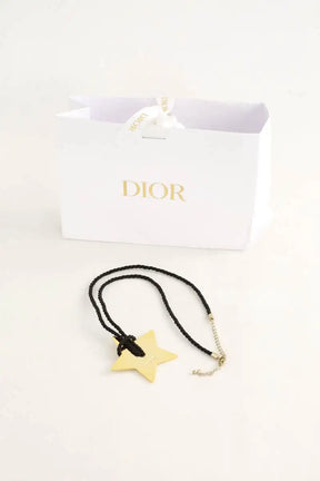 Collier Dior Doré en Métal
