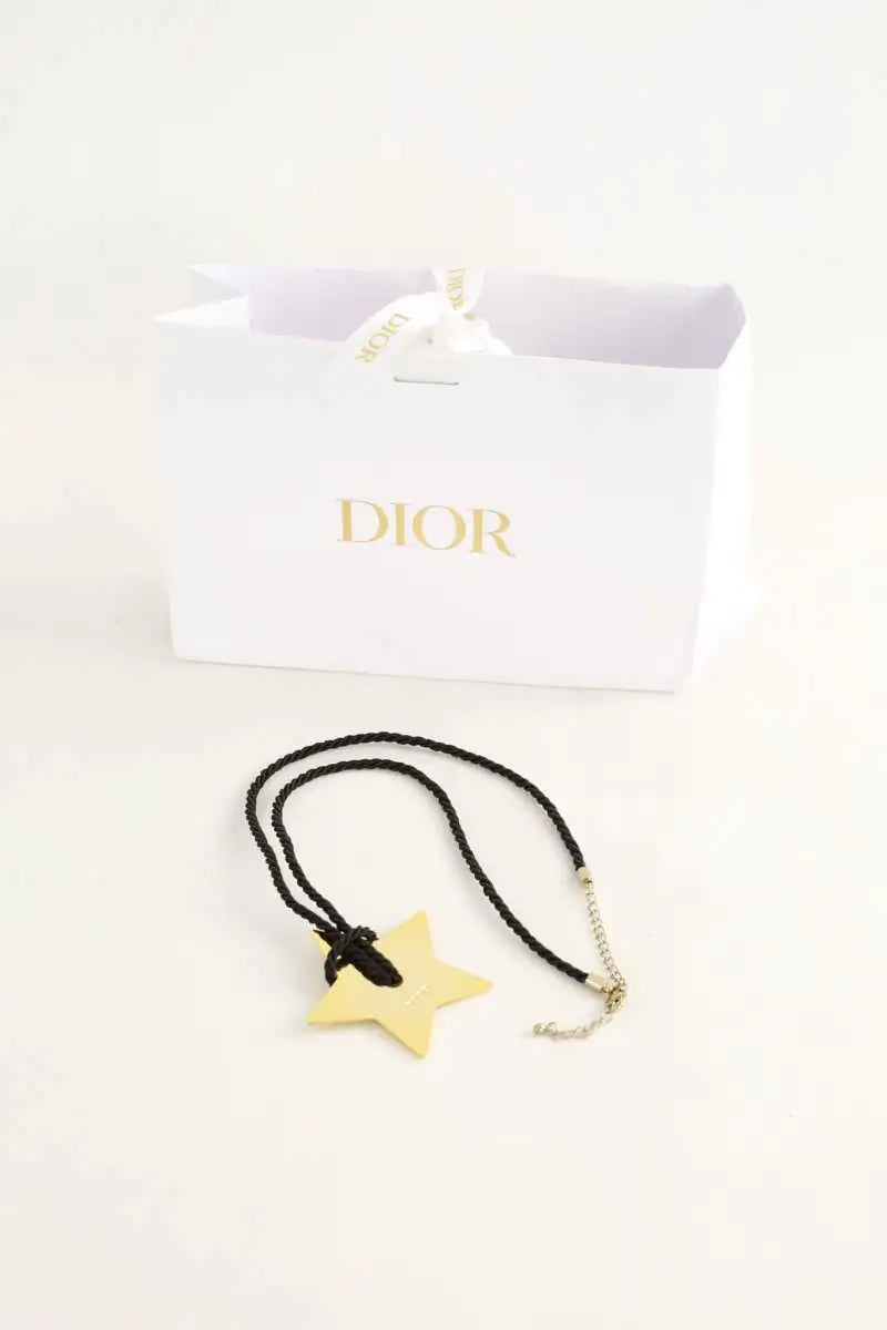 Collier Dior Doré en Métal