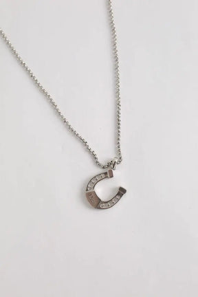 Collier Dior Gris en Métal