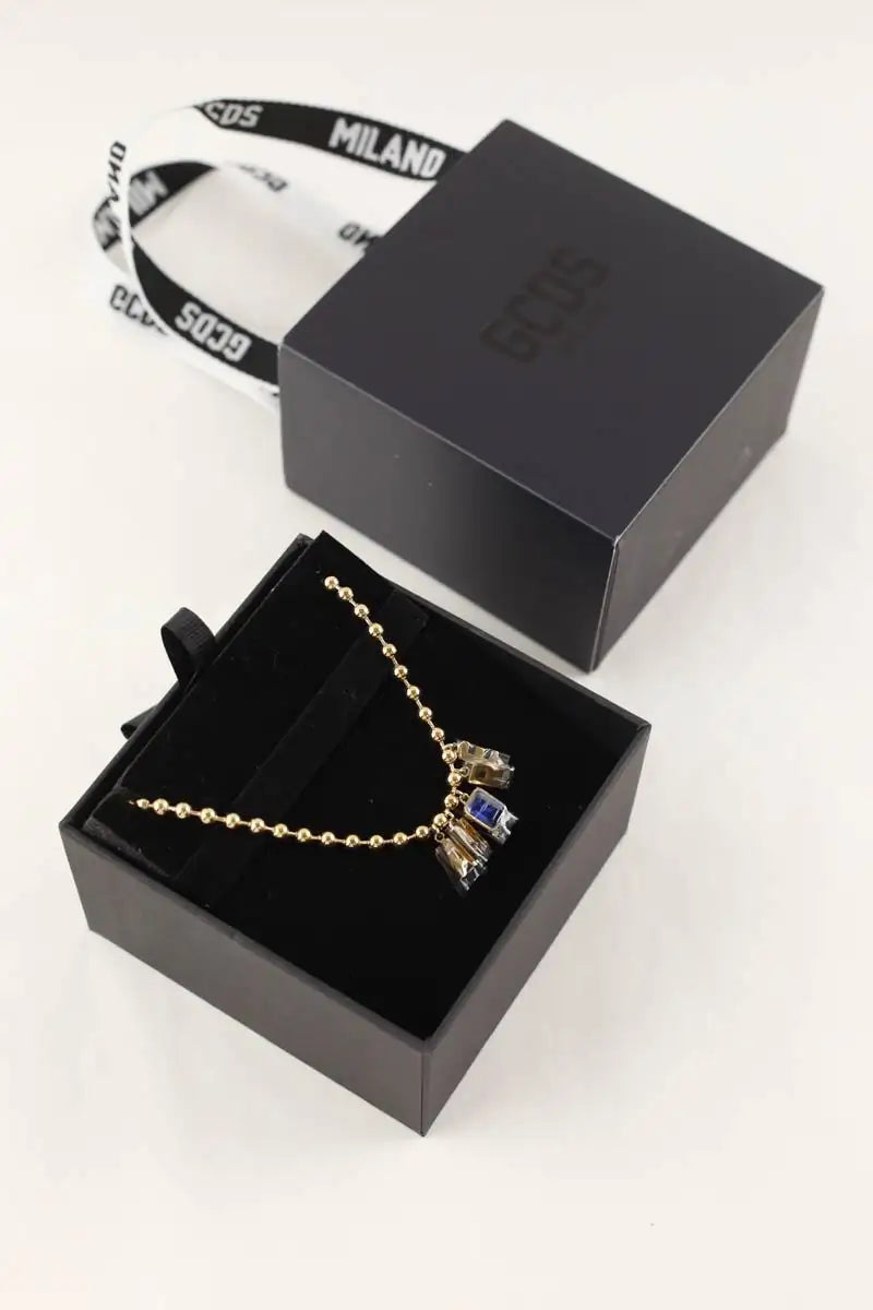 Collier GCDS Doré en Métal