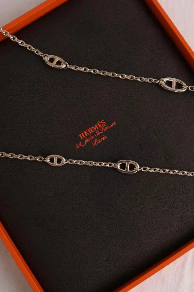 Collier Hermès Farandole 120 Argent en Argent