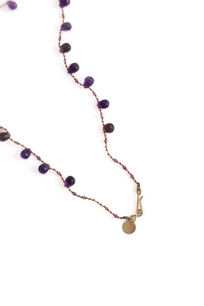 Collier IVARENE Violet en Perle